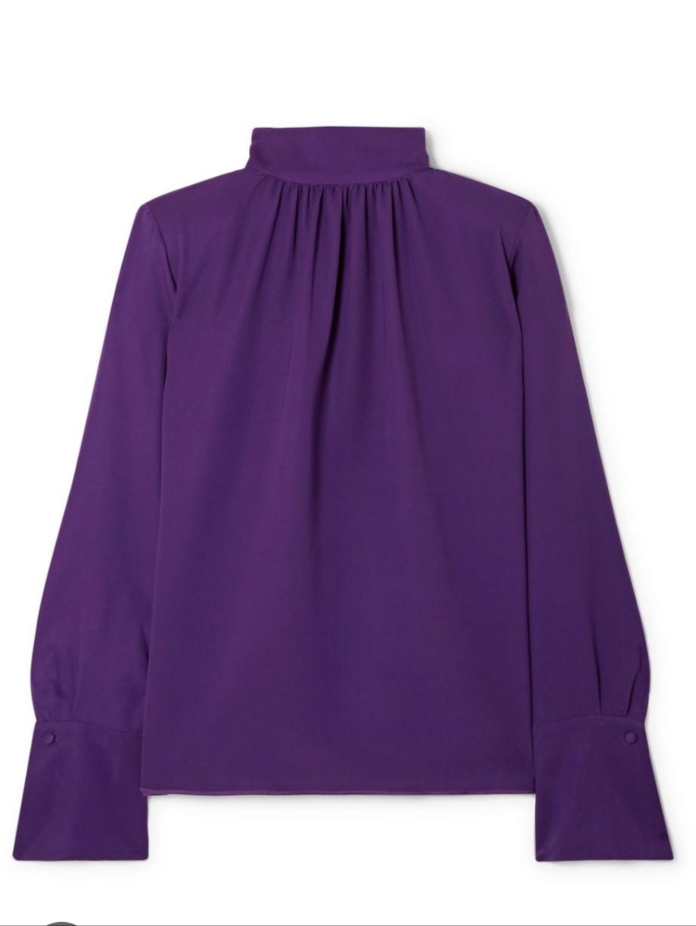 Marc Jacobs 100% Silk Crepe Blouse Purple Size 4